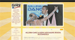 Desktop Screenshot of milleniumdance.it